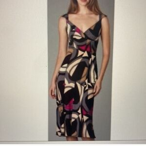 Diane Von Furstenberg Multicolor Midi Dress